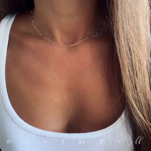 Sparkle Shimmer Chain Link Necklace - Picture 5 of 16